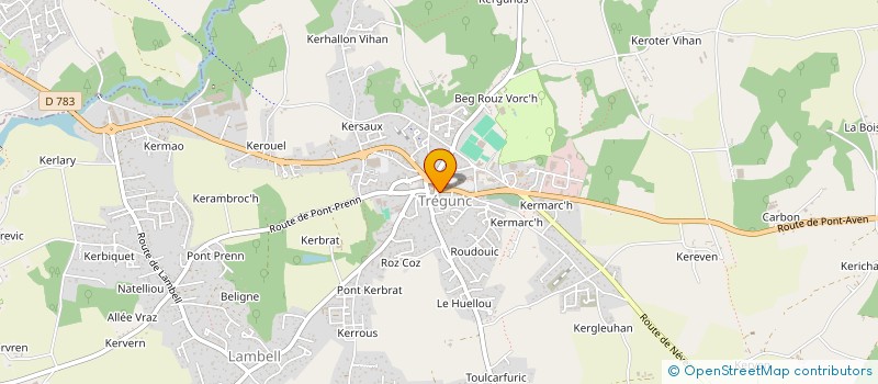 localisation de l'entreprise CORNOUAILLE SUD NOTAIRES  TREGUNC