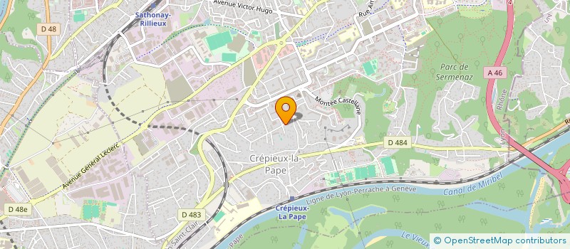 localisation de l'entreprise CORNU & CO  LYON 2EME