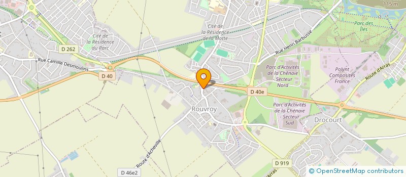 localisation de l'entreprise CORNU CONSTRUCTIONS à ROUVROY