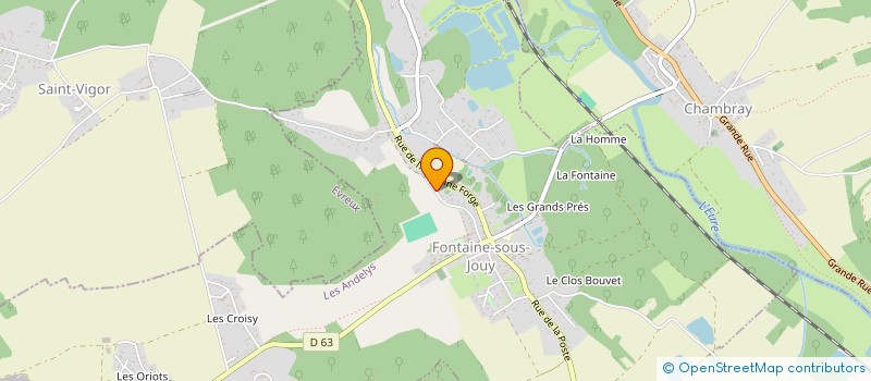 localisation de l'entreprise CORNU EXPERTISE  FONTAINE SOUS JOUY