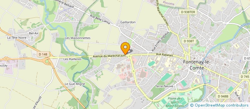 localisation de l'entreprise CORNU JF à FONTENAY-LE-COMTE