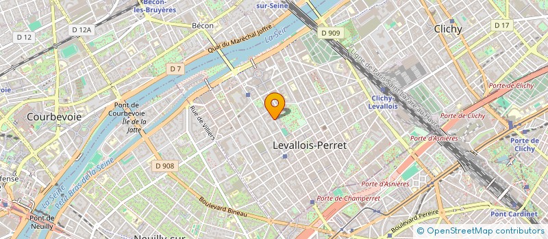 localisation de l'entreprise CORNU JOURDAN ET ASSOCIES à LEVALLOIS-PERRET