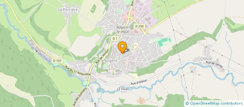 localisation de l'entreprise CORNU MARLE NANCEY à NOGENT