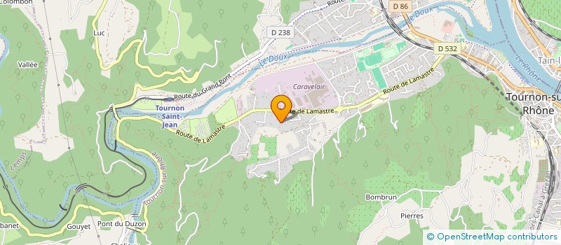 localisation de l'entreprise CORNU PALISSE à TOURNON-SUR-RHONE