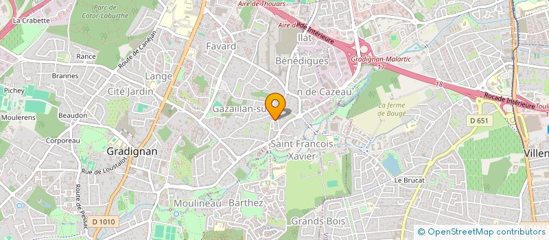 localisation de l'entreprise CORNU VORREUX  GRADIGNAN