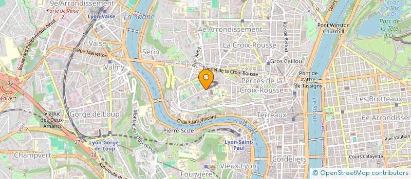 localisation de l'entreprise CORNUCOPIA à LYON