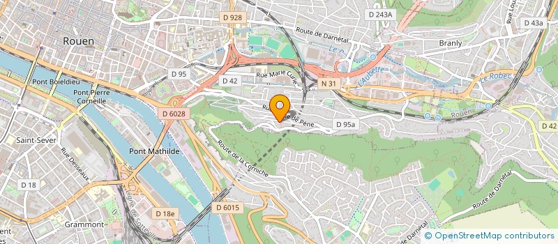 localisation de l'entreprise CORO  ROUEN