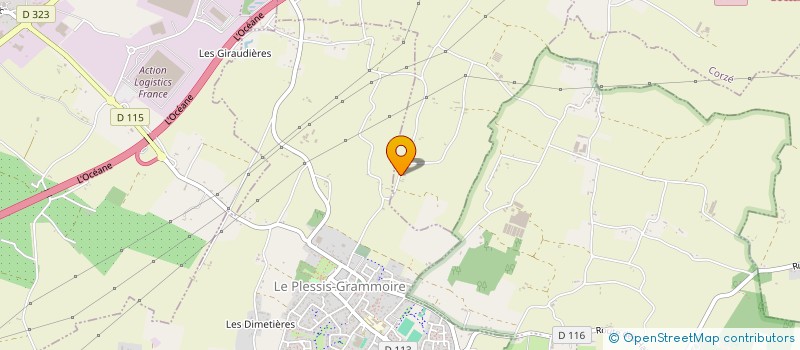 localisation de l'entreprise CORO  RIVES-DU-LOIR-EN-ANJOU