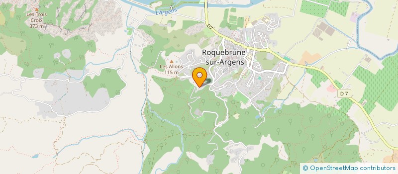localisation de l'entreprise COROBO  ROQUEBRUNE-SUR-ARGENS