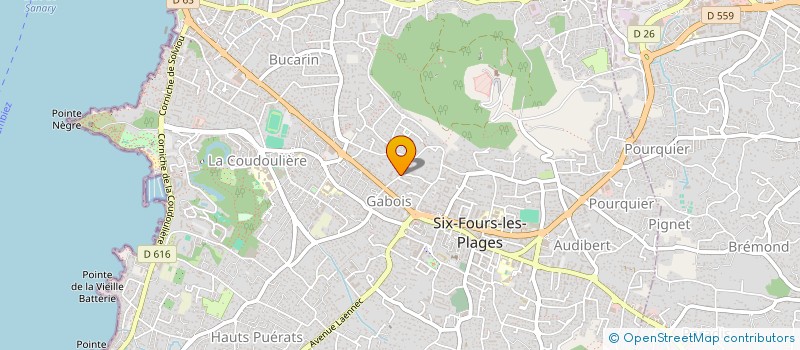 localisation de l'entreprise COROCO à SIX-FOURS-LES-PLAGES