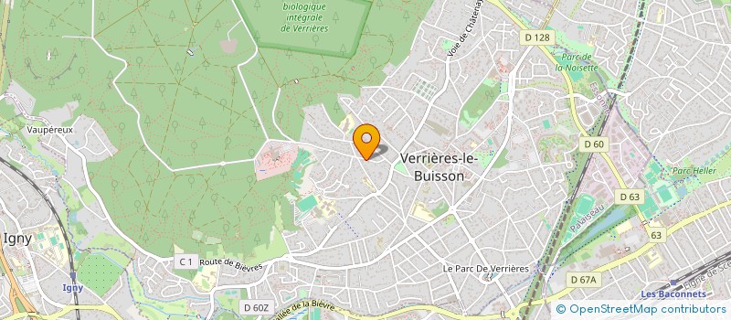 localisation de l'entreprise COROLEO GESTION à VERRIERES-LE-BUISSON