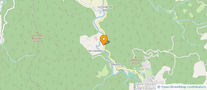 localisation de l'entreprise COROLIAN 48  SAINT-LAURENT-DE-CERDANS