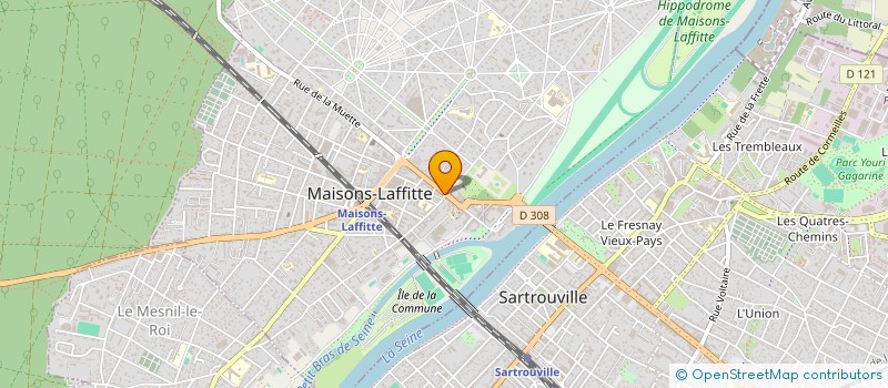 localisation de l'entreprise COROLIGNE SARL à MAISONS-LAFFITTE