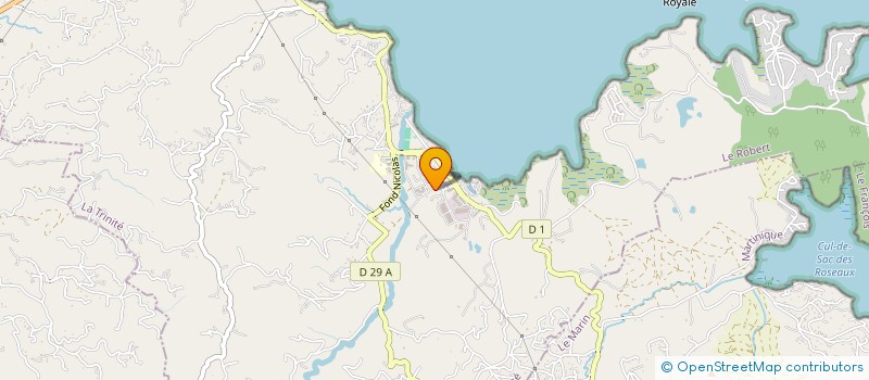 localisation de l'entreprise COROM 1  LE ROBERT