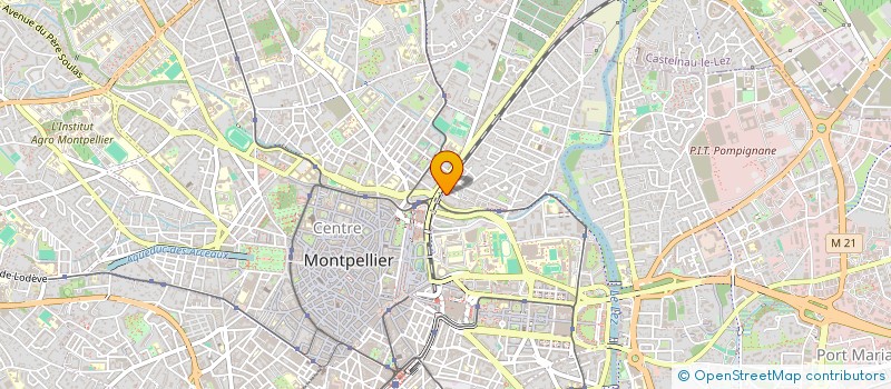 localisation de l'entreprise COROM à MONTPELLIER