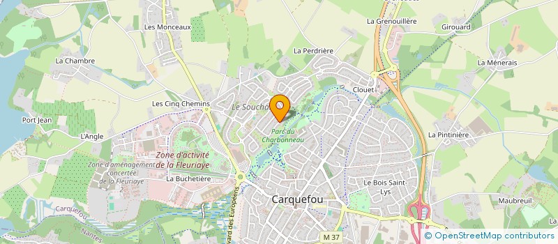 localisation de l'entreprise COROME MOBILITE à CARQUEFOU