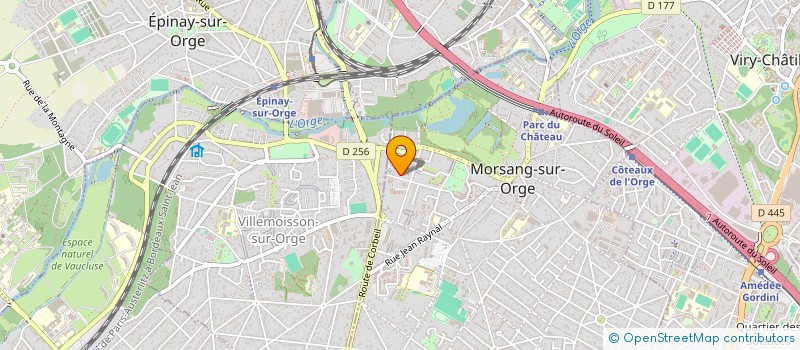 localisation de l'entreprise COROMINES CHRISTOPHE CONSEIL  MORSANG-SUR-ORGE