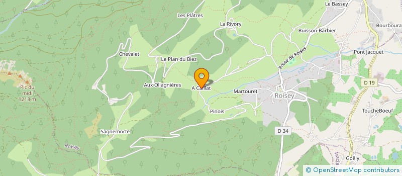 localisation de l'entreprise COROMPT AND CO  ROISEY