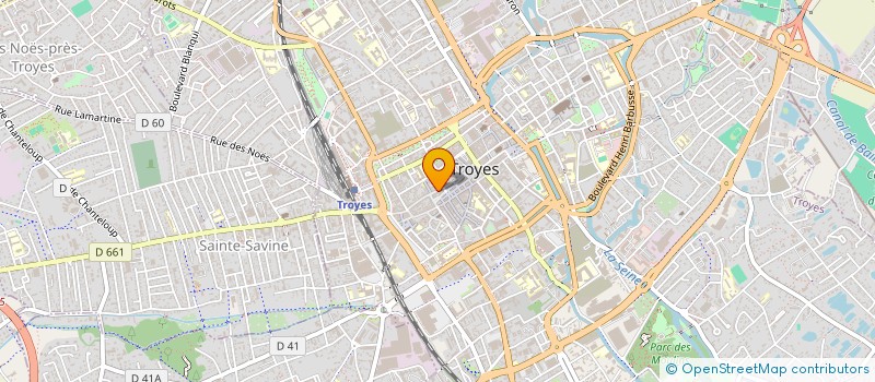 localisation de l'entreprise CORONA à TROYES