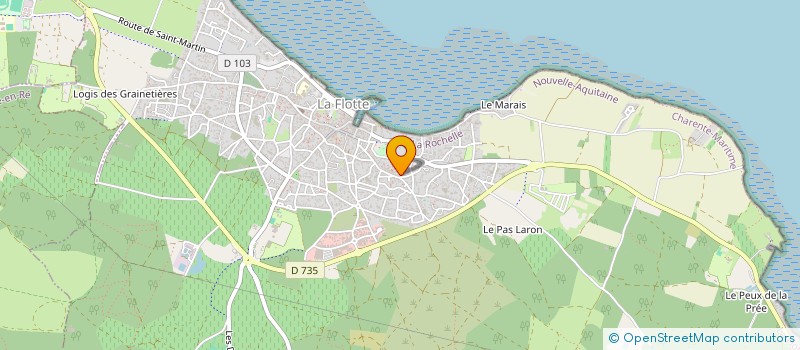 localisation de l'entreprise CORONA'S SOCIETY  LA FLOTTE