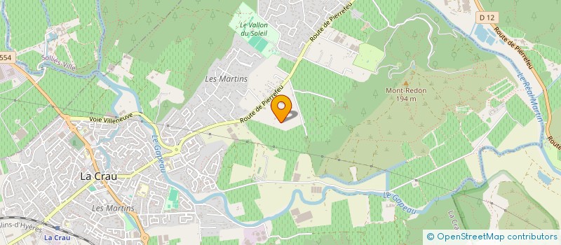 localisation de l'entreprise CORONADO L.  LA CRAU