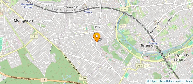 localisation de l'entreprise CORONES  YERRES