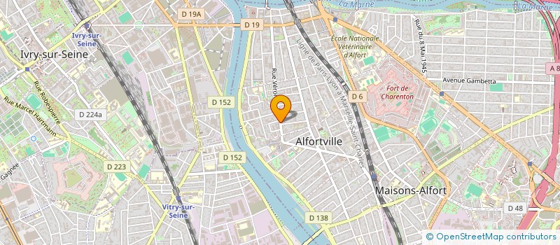 localisation de l'entreprise CORONI à ALFORTVILLE