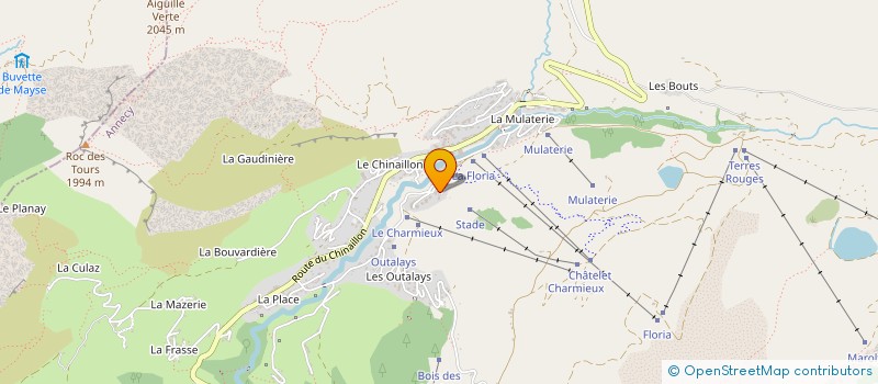 localisation de l'entreprise CORONILLE à LE GRAND BORNAND