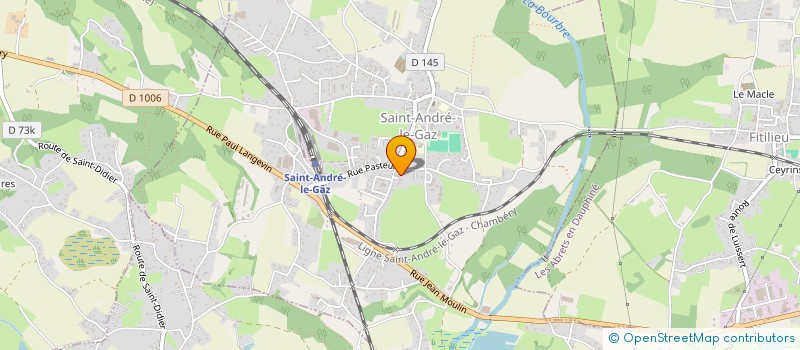 localisation de l'entreprise COROPRIETE BENEVOLE LE SAVOY  LES ABRETS-EN-DAUPHINE