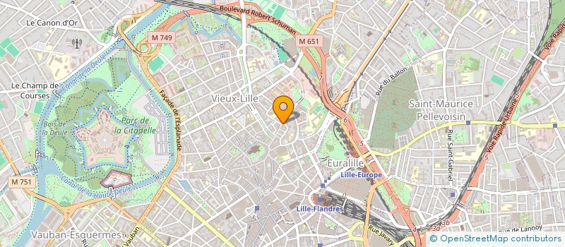 localisation de l'entreprise COROSA à LILLE