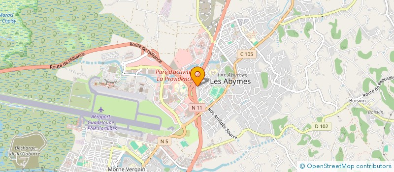 localisation de l'entreprise COROSOL à LES ABYMES