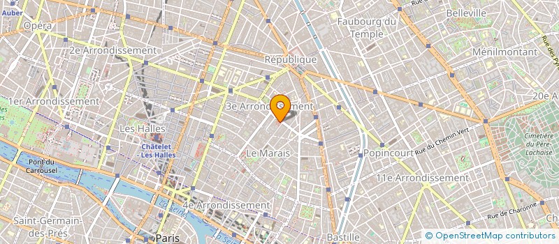 localisation de l'entreprise COROSSOL  PARIS