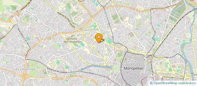 localisation de l'entreprise COROSSOL à MONTPELLIER