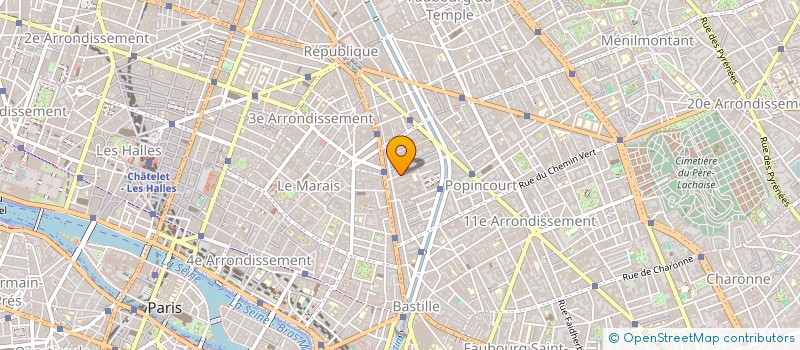 localisation de l'entreprise COROSSOL 89 à PARIS