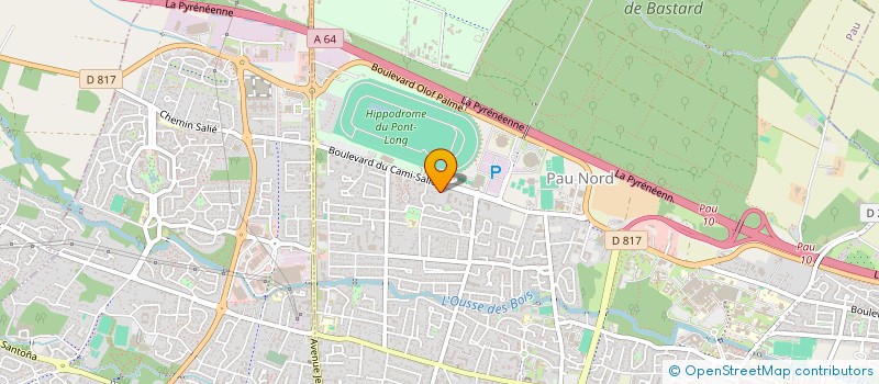 localisation de l'entreprise COROSSOLE à PAU