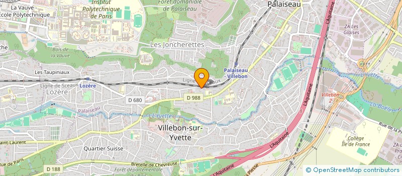 localisation de l'entreprise COROSYS à PALAISEAU