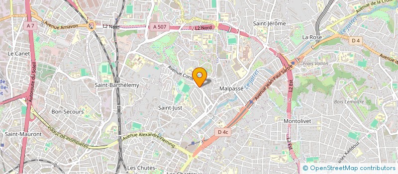 localisation de l'entreprise COROT à MARSEILLE