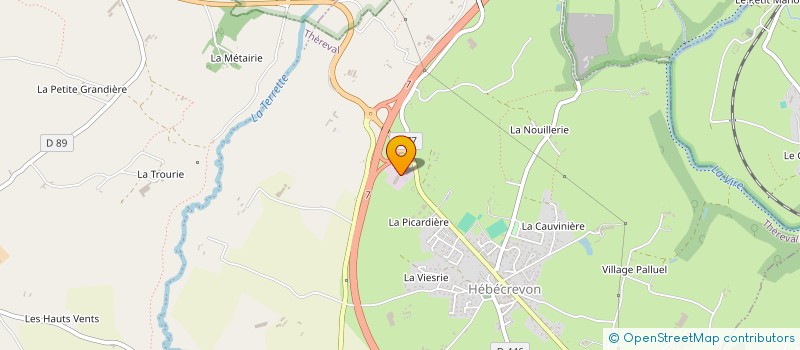 localisation de l'entreprise COROTRANS à THEREVAL