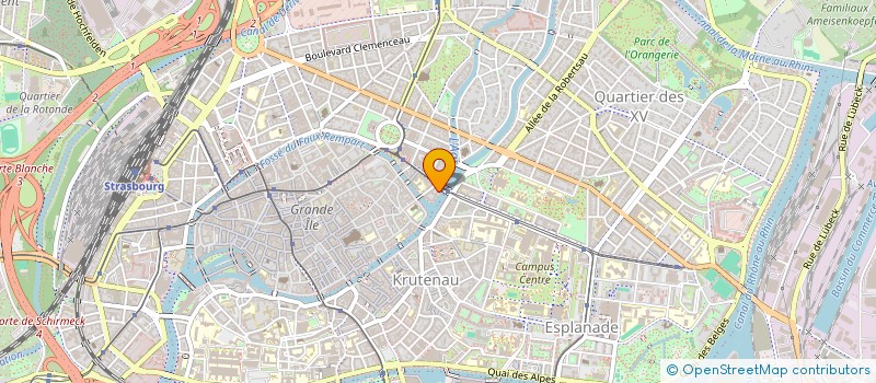 localisation de l'entreprise COROUGEMER  STRASBOURG