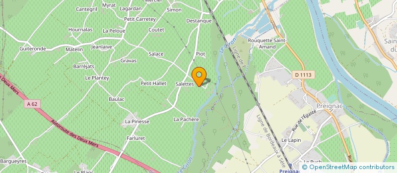 localisation de l'entreprise COROXYL à BORDEAUX