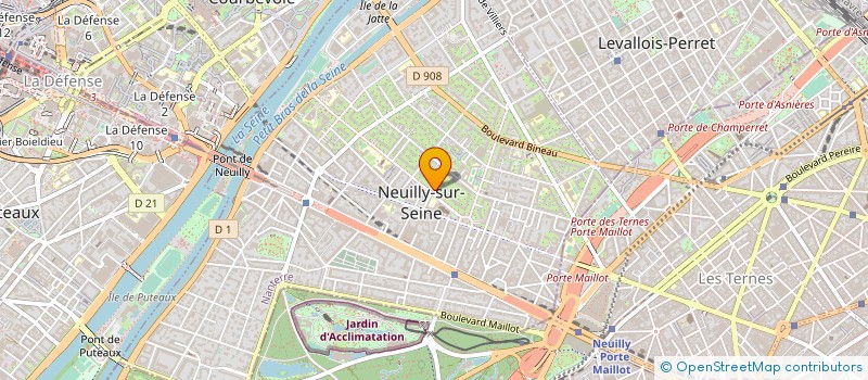 localisation de l'entreprise CORP 12 BD JEAN MERMOZ 92200 NEUILLY SUR SEINE à NEUILLY-SUR-SEINE