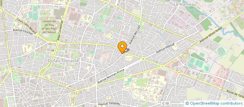 localisation de l'entreprise CORP. IMMOBILIER à PAU
