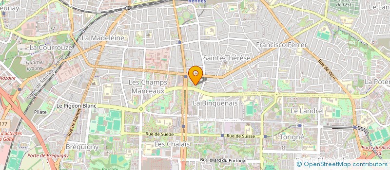 localisation de l'entreprise CORP'ORALITE à RENNES