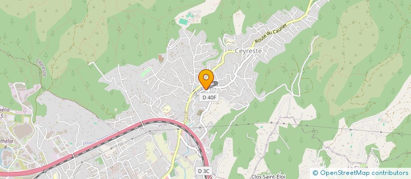 localisation de l'entreprise CORP' S SECURITE  CEYRESTE