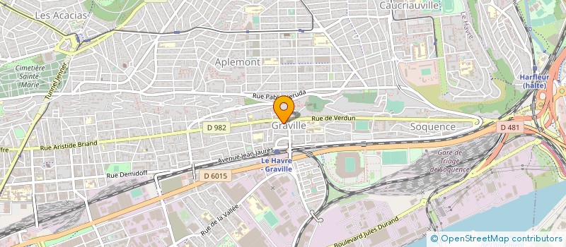 localisation de l'entreprise CORPE à LE HAVRE