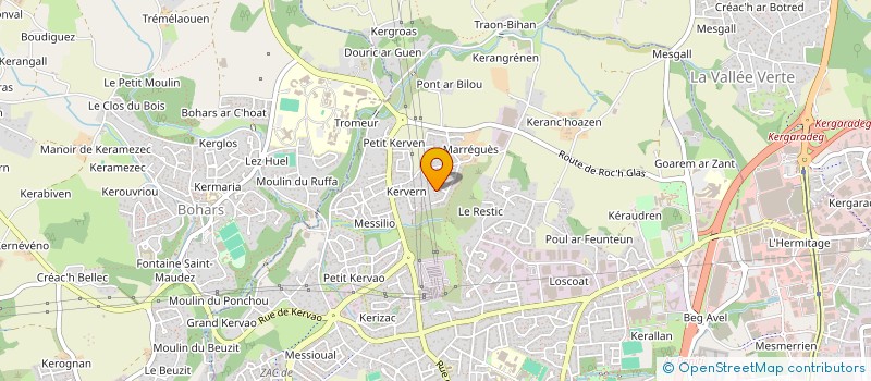 localisation de l'entreprise CORPER  BREST