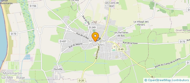 localisation de l'entreprise CORPHIE  MONTMARTIN-SUR-MER