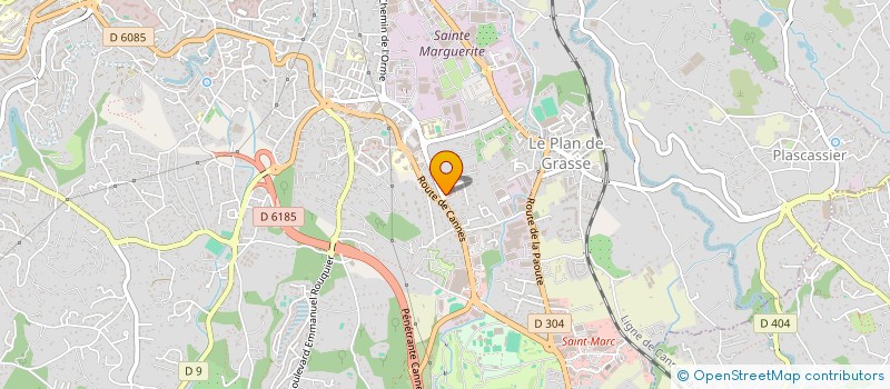 localisation de l'entreprise CORPHIL à GRASSE