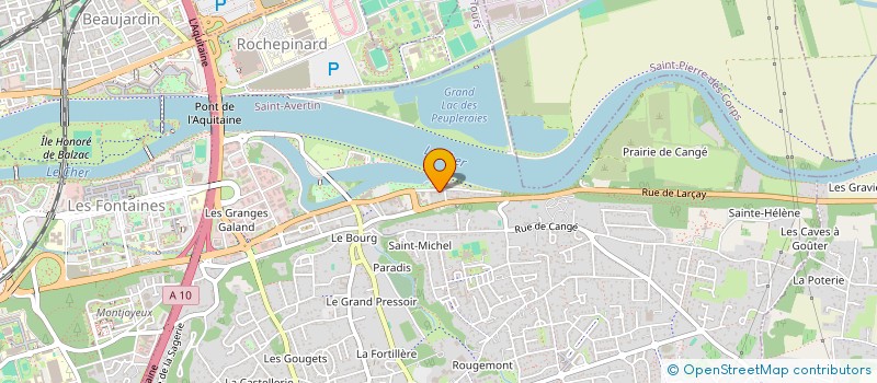 localisation de l'entreprise CORPHIL  SAINT-AVERTIN