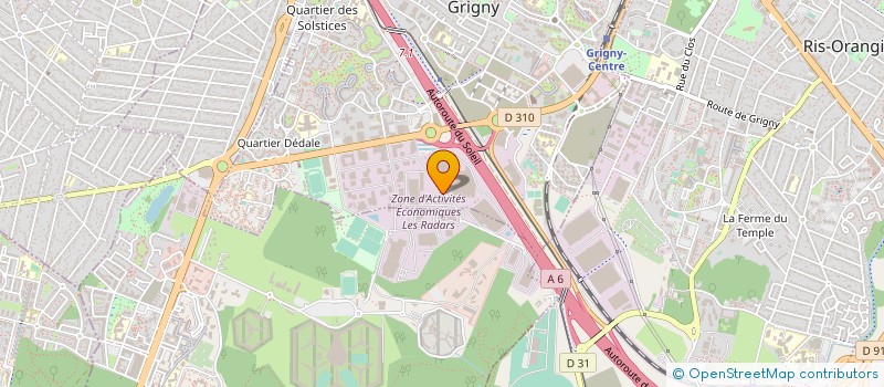 localisation de l'entreprise CORPO à GRIGNY